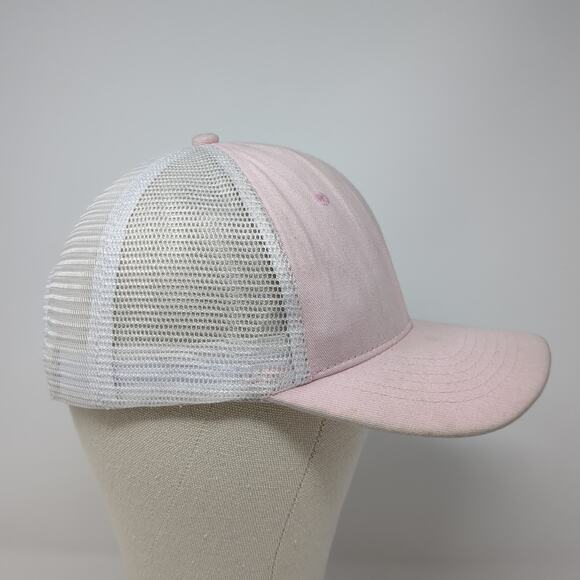 No Vacancy Idaho Snapback Trucker Hat Pink OS Adjustable Arcadian Outfitters - Picture 5 of 9